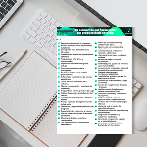 [GUIA] 40 elementos que harán brillar tus propuestas de servicio.